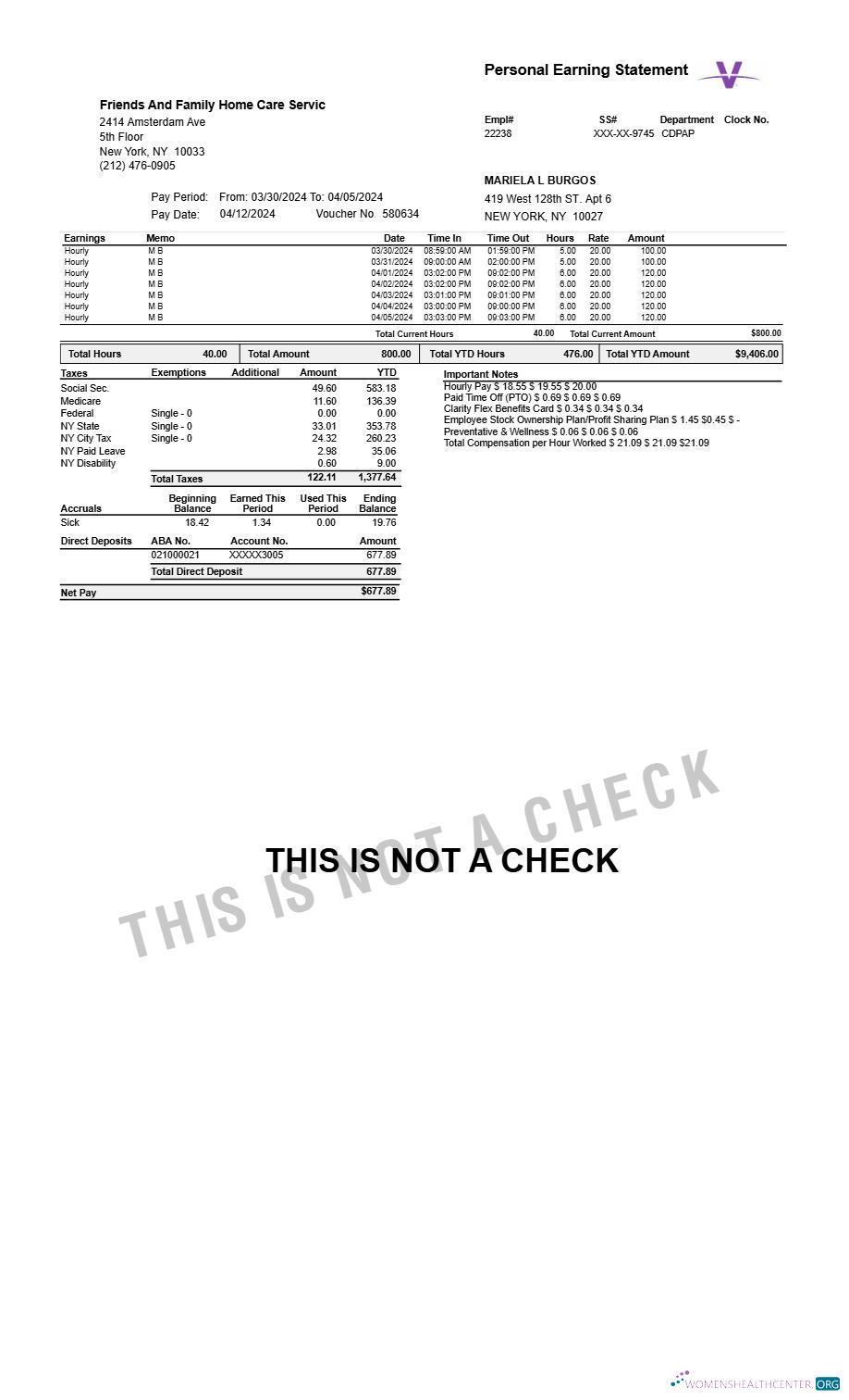 Download Home Care Servic personal earning statement template in Word and PDF formats.pdf, 1 Photoshop template